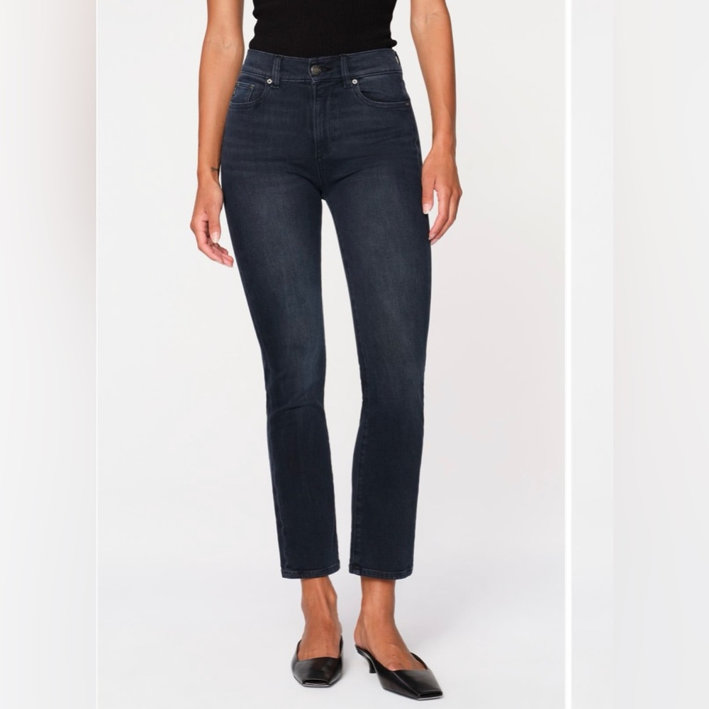 DL1961 Mara Instasculpt Mid Rise Ankle Straight Leg Jean